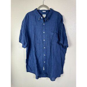 J. Crew Baird McNutt Classic Fit Irish Linen Shirt Men Size XXL Button down SL
